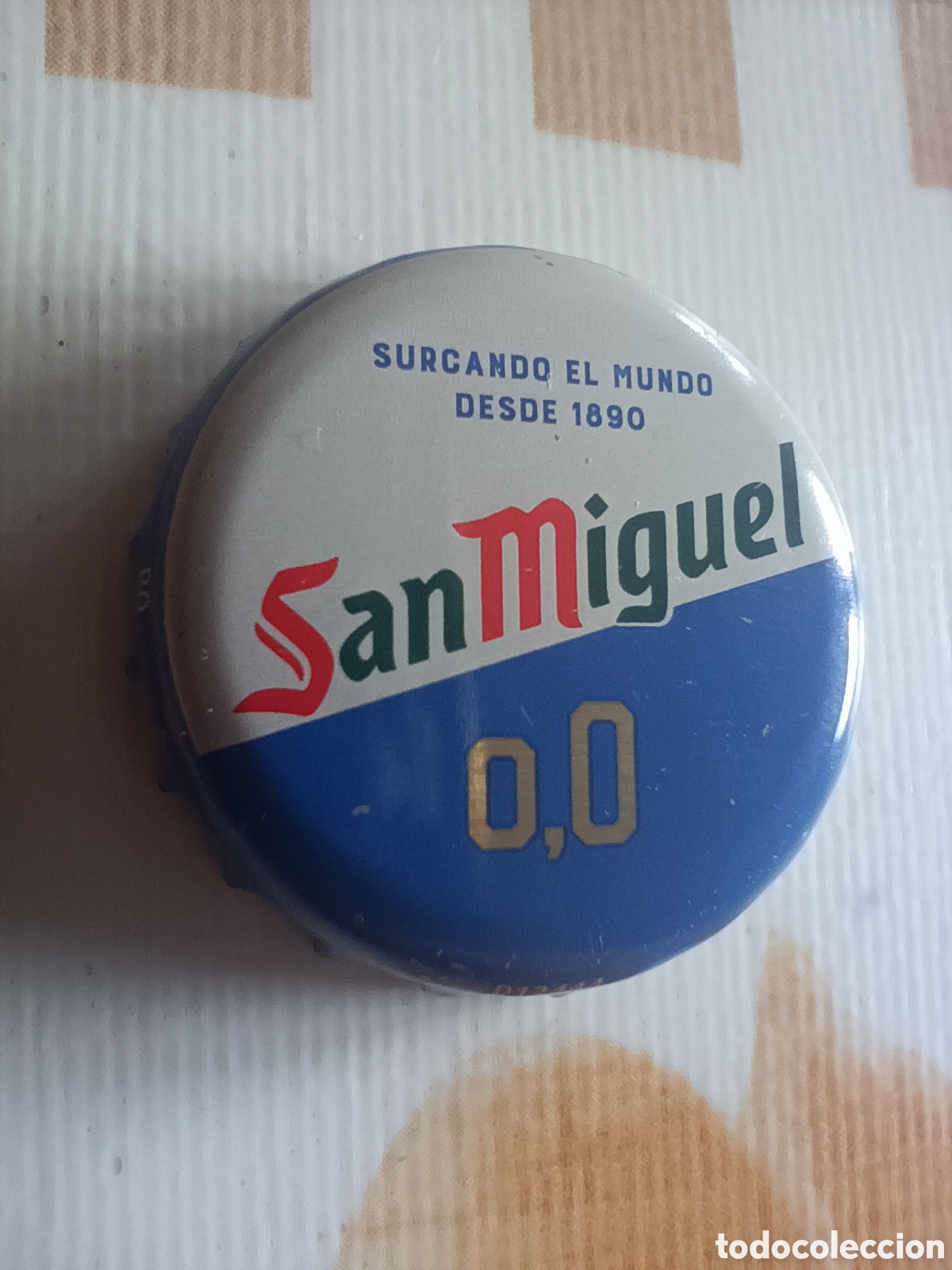 Coleccionismo de cervezas: CHAPA TAPON CORONA CERVEZA SAN MIGUEL 0,0 (ESPA&Ntilde;A)