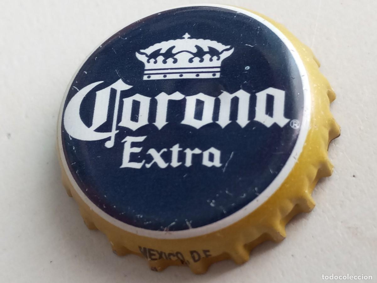Coleccionismo de cervezas: Chapa tap&oacute;n corona de la cerveza mexicana CORONA EXTRA