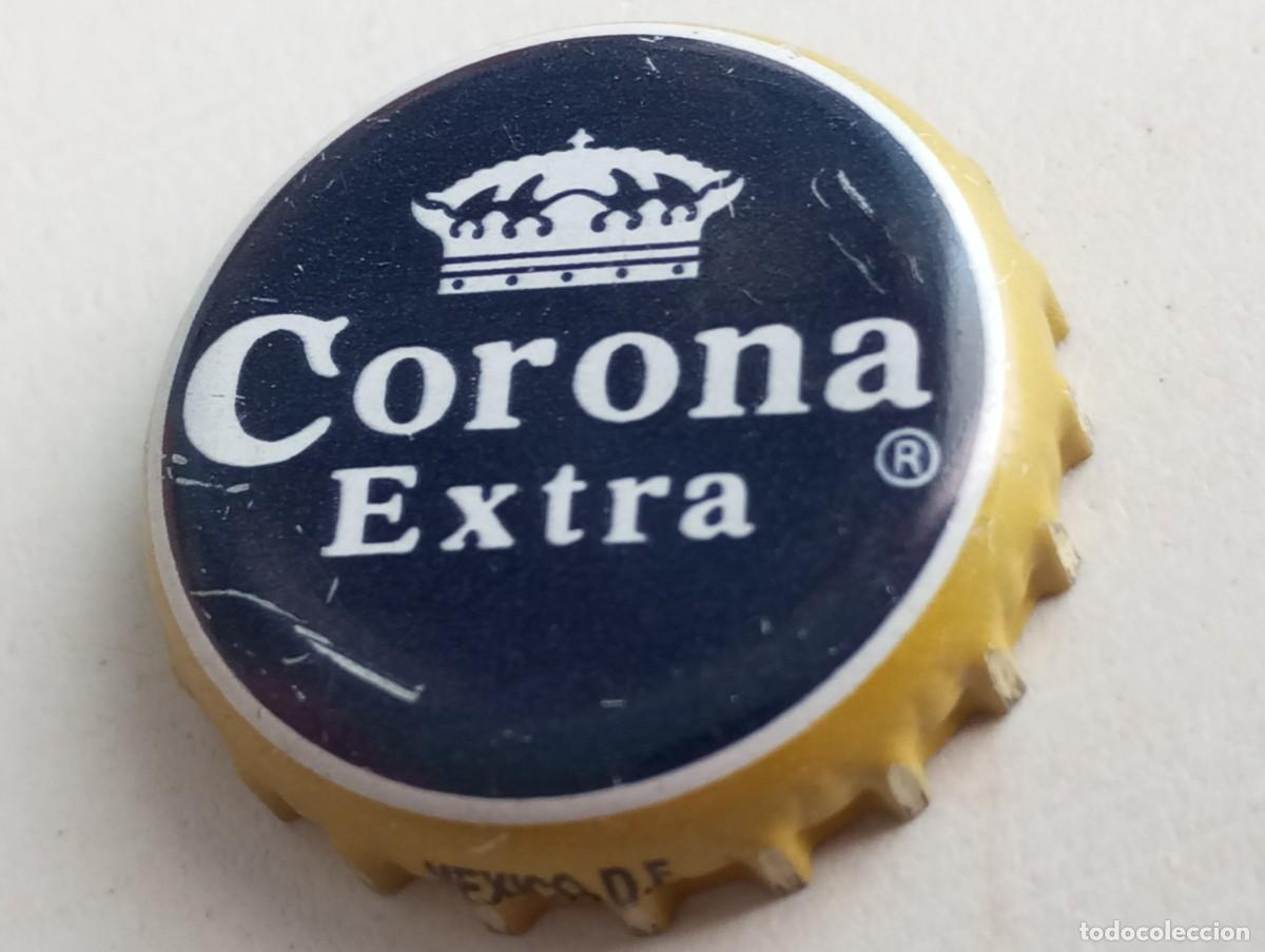 Coleccionismo de cervezas: Chapa tap&oacute;n corona de la cerveza mexicana CORONA EXTRA