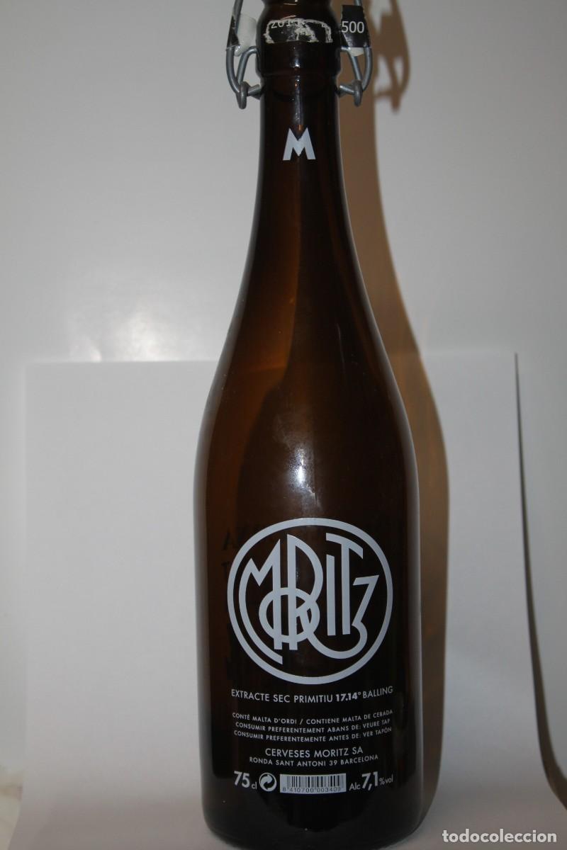 Coleccionismo de cervezas: BOTELLA CERVEZA MORITZ 75 CL. VACIA