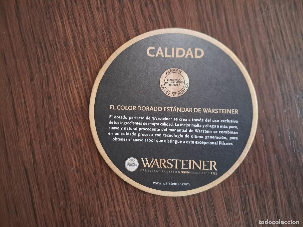 Coleccionismo de cervezas: posavasos de cerveza, warsteiner, calidad.