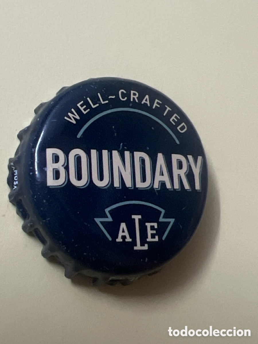 Coleccionismo de cervezas: T4/X120/K1. CHAPA CERVEZA - Boundary Ale Well-Crafted - CANAD&Aacute;