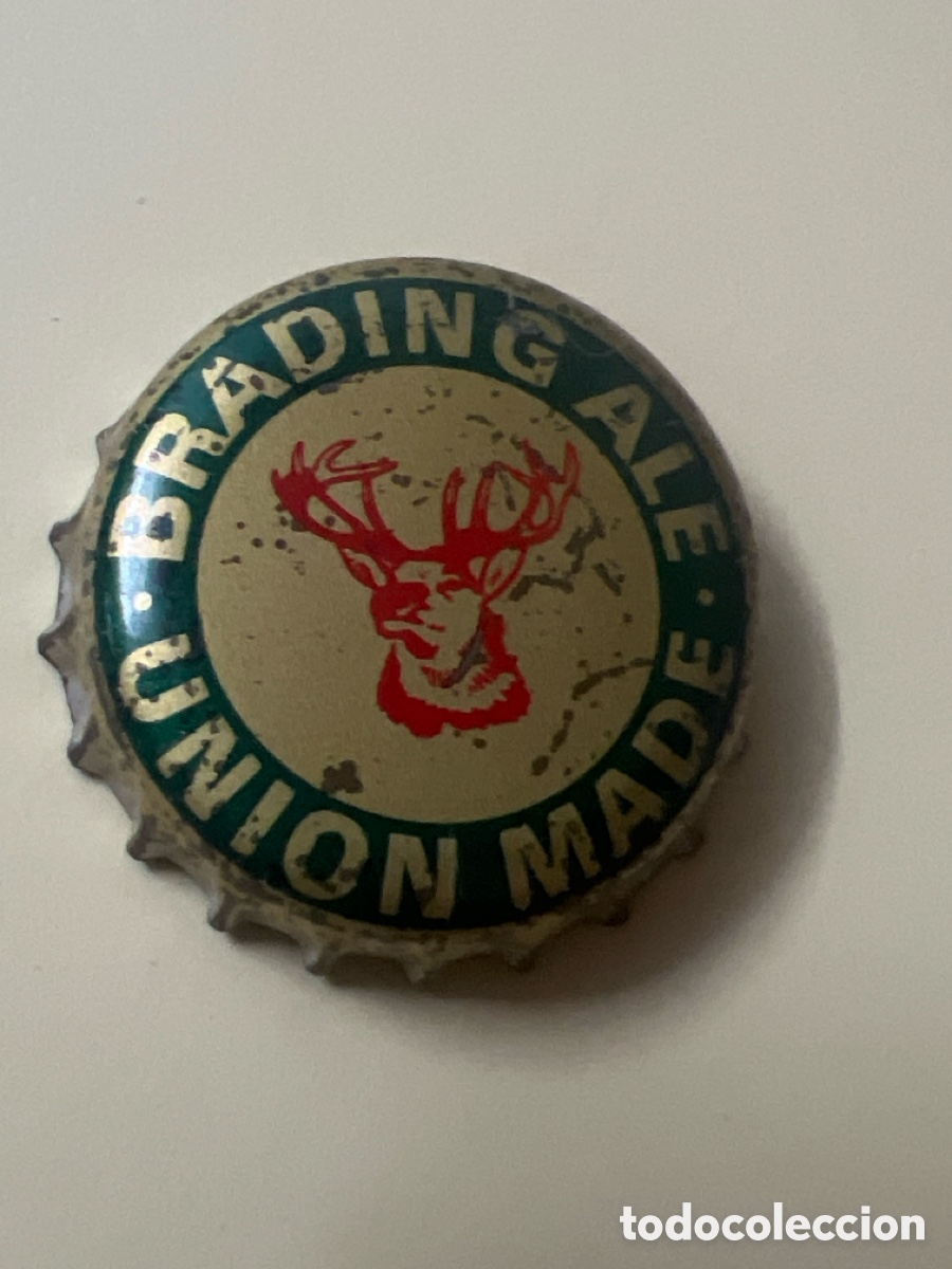 Coleccionismo de cervezas: T4/X120/K4. CHAPA CERVEZA - Brading Ale Union Made - CANAD&Aacute;