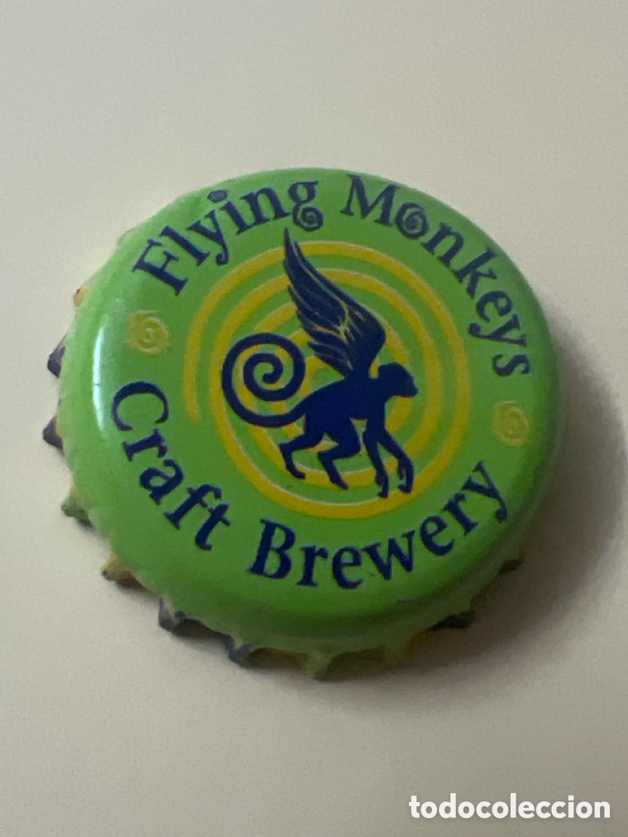 Coleccionismo de cervezas: T4/X120/L4. CHAPA CERVEZA - Flying Monkeys Craft Brewery -Canad&aacute;