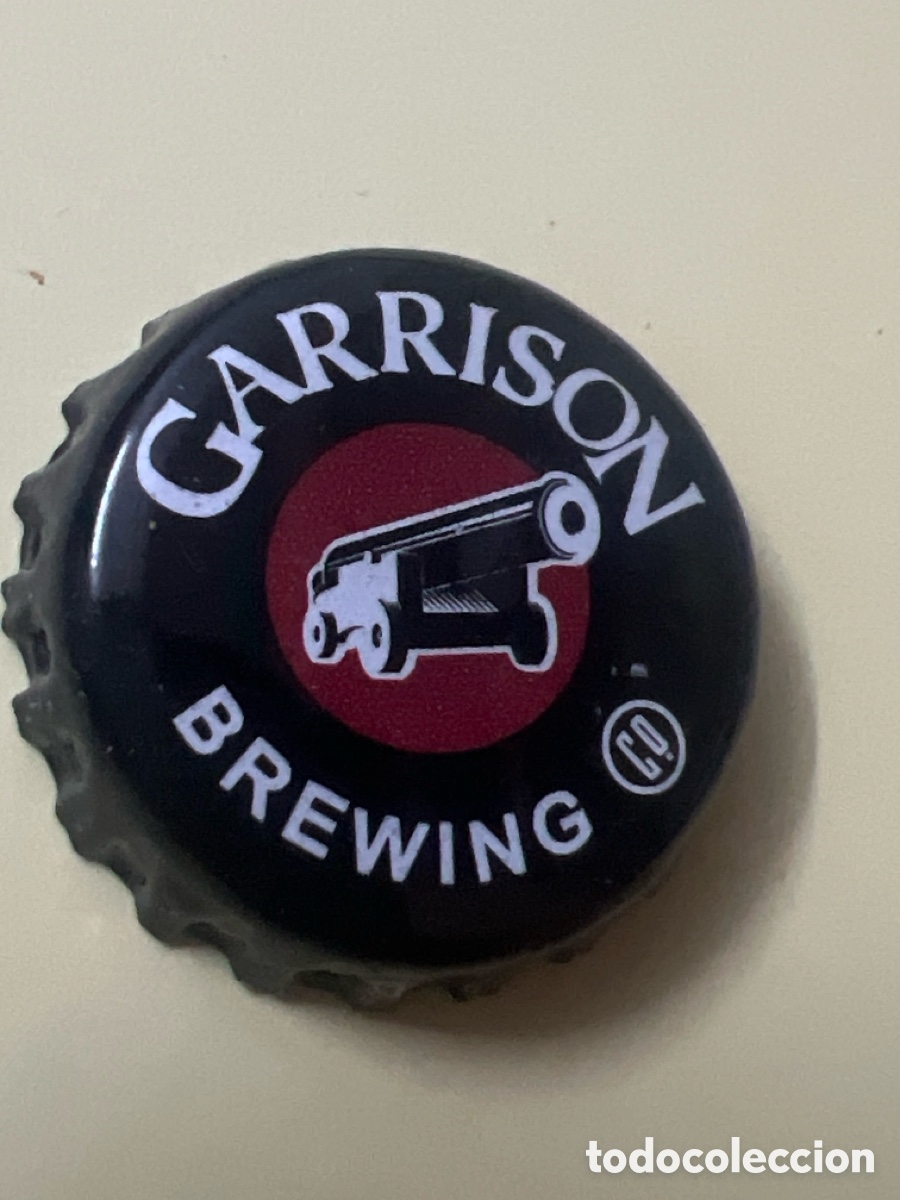 Coleccionismo de cervezas: T4/X120/P3. CHAPA CERVEZA - Garrison Brewing Co - CANAD&Aacute;