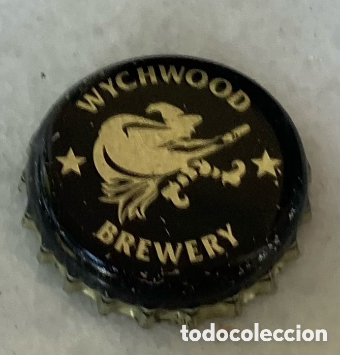 Coleccionismo de cervezas: TAP&Oacute;N CORONA BIERE CHAPA BIRRA CERVEZA BOTTLE CAP BEER WYCHWOOD. REINO UNIDO.--LOTE N. 779--CARMANJO