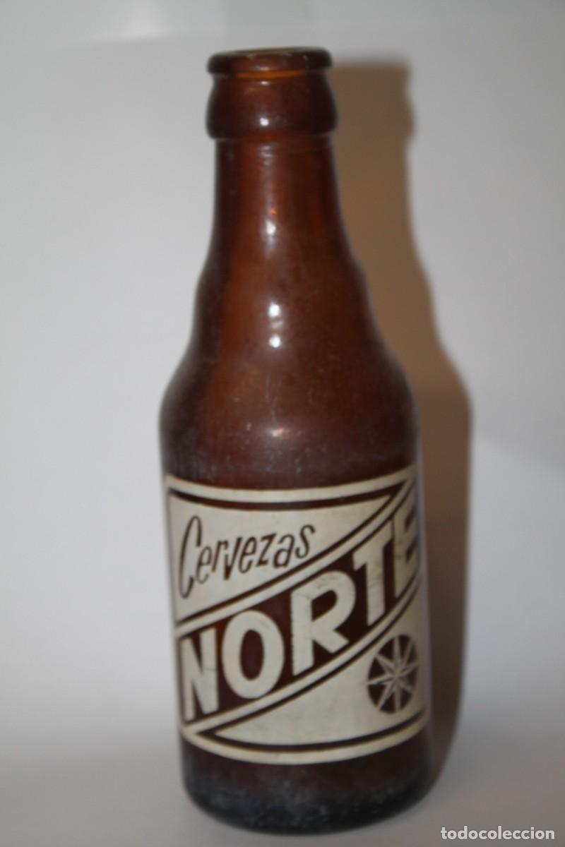 Coleccionismo de cervezas: ANTIGUA BOTELLA CERVEZAS NORTE 20 CL.