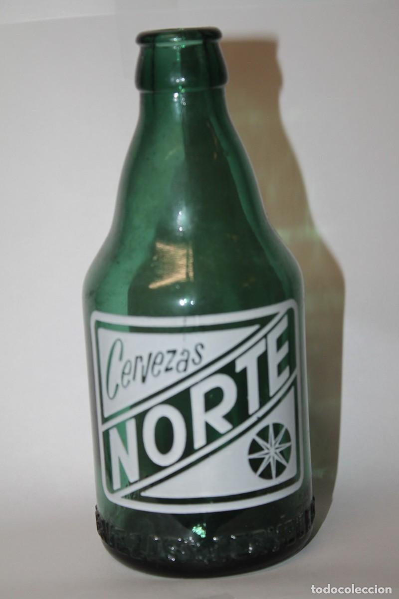 Coleccionismo de cervezas: ANTIGUA BOTELLA CERVEZAS NORTE 33 CL VERDE