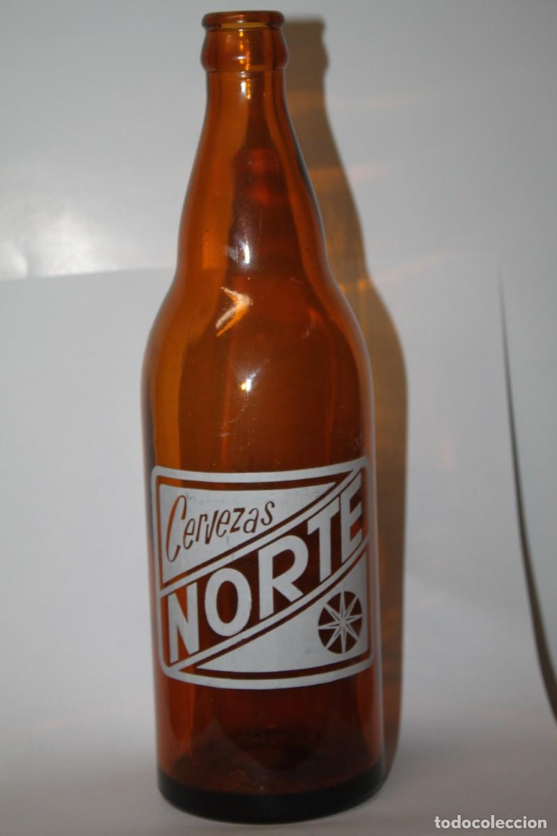 Coleccionismo de cervezas: ANTIGUA BOTELLA CERVEZAS NORTE 75 CL