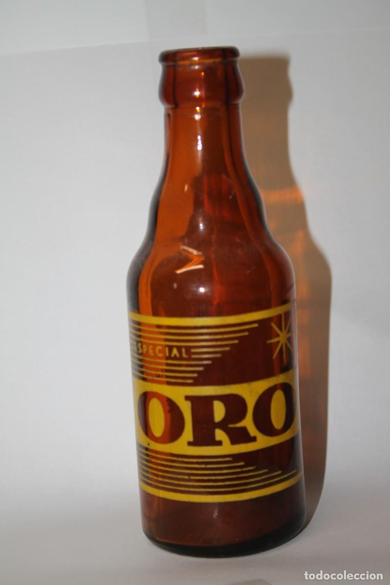 Coleccionismo de cervezas: ANTIGUO BOTELLIN CEREZA ORO 20 CL.