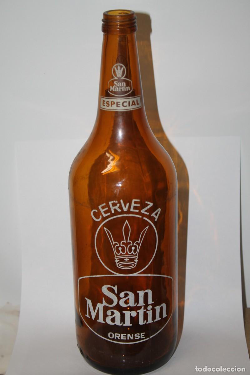 Coleccionismo de cervezas: BOTELLA CERVEZA SAN MARTIN LITRO