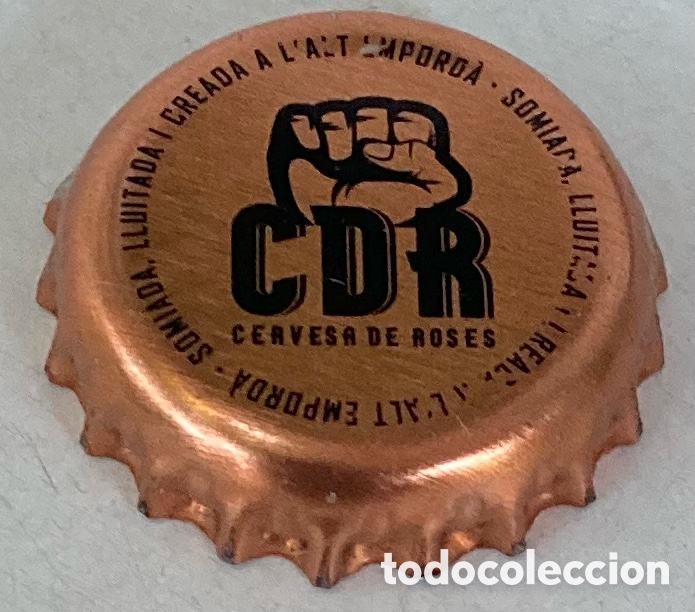 Coleccionismo de cervezas: TAP&Oacute;N CORONA BIERE CHAPA CERVEZA BOTTLE CAP BEER CERVESA CDR.ALT EMPORDA.--LOTE N. 2554--CARMANJO