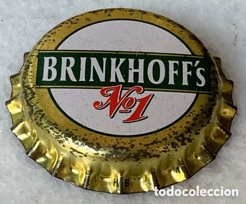 Collectionnisme de bi&egrave;res: TAP&Oacute;N CORONA BIERE CHAPA CERVEZA BOTTLE CAP BEER BRINKHOFF'S.(3)ALEMANIA.--LOTE N. 3428--CARMANJO