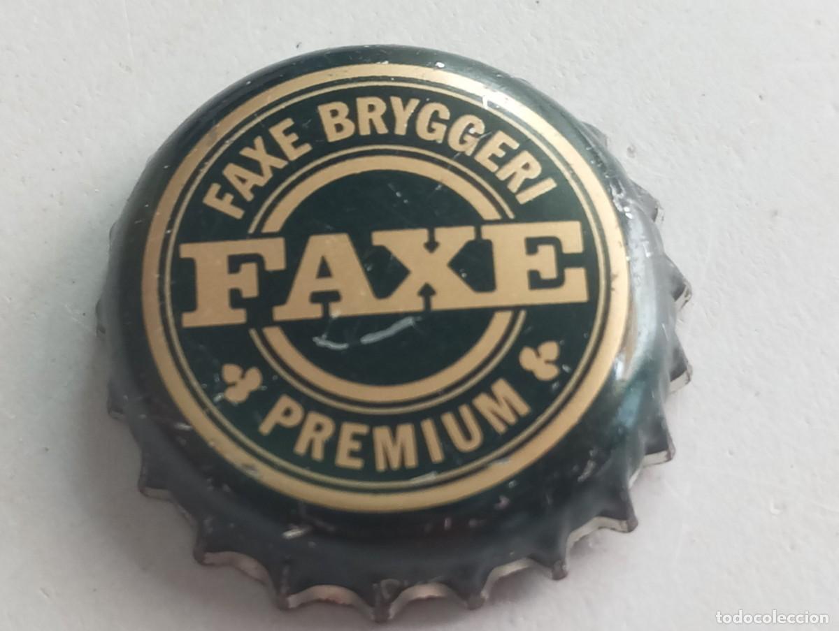 Coleccionismo de cervezas: Chapa tap&oacute;n corona de la cerveza danesa FAXE PREMIUM - FAXE BRYGGERI
