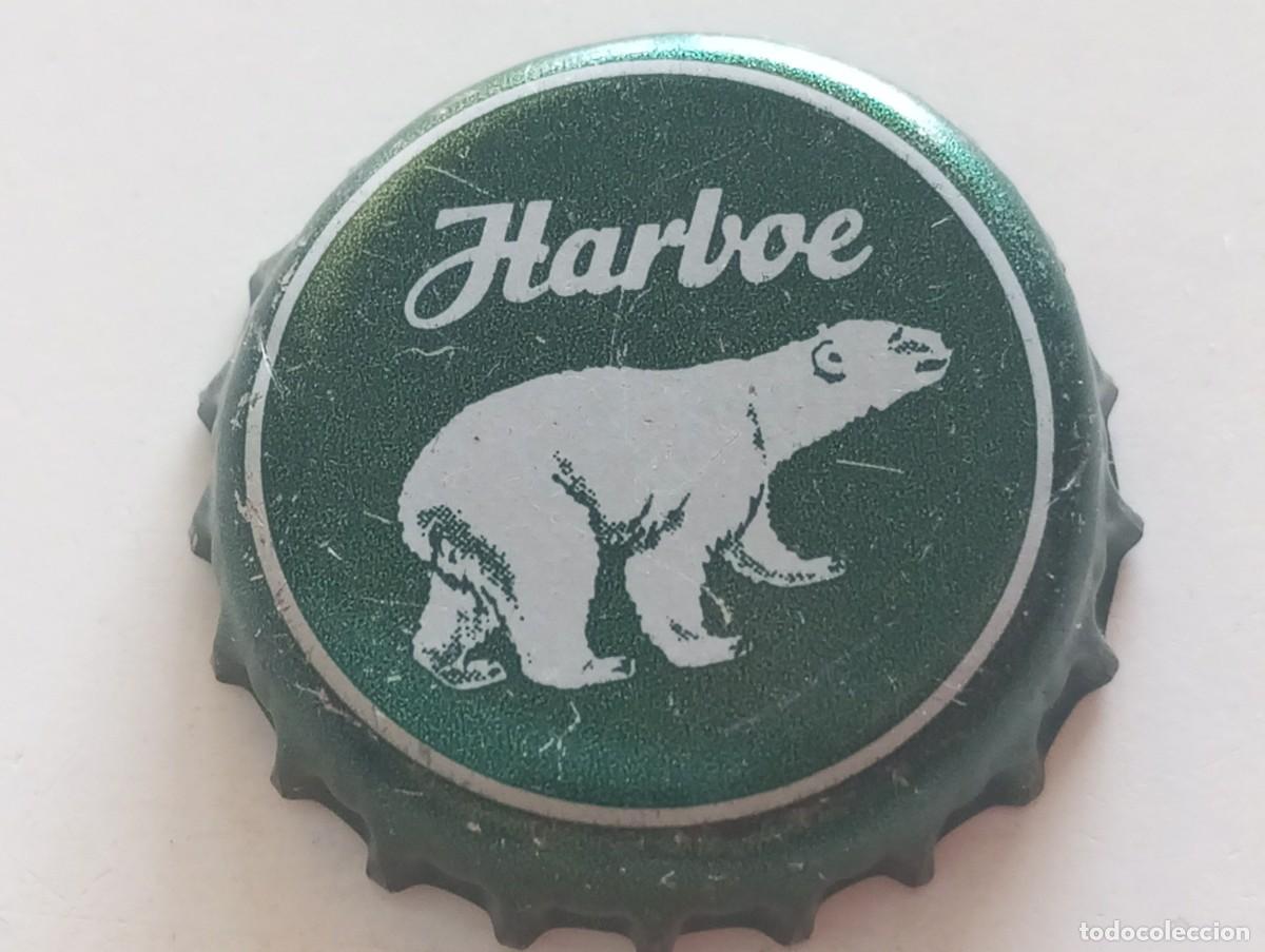 Coleccionismo de cervezas: Chapa tap&oacute;n corona de la cerveza danesa HARBOE