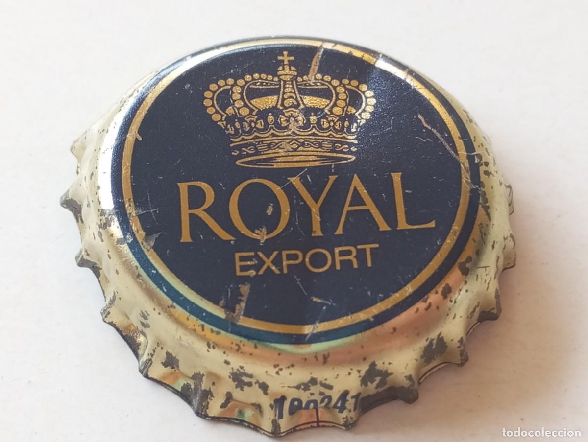 Coleccionismo de cervezas: Chapa tap&oacute;n corona de la cerveza danesa ROYAL EXPORT