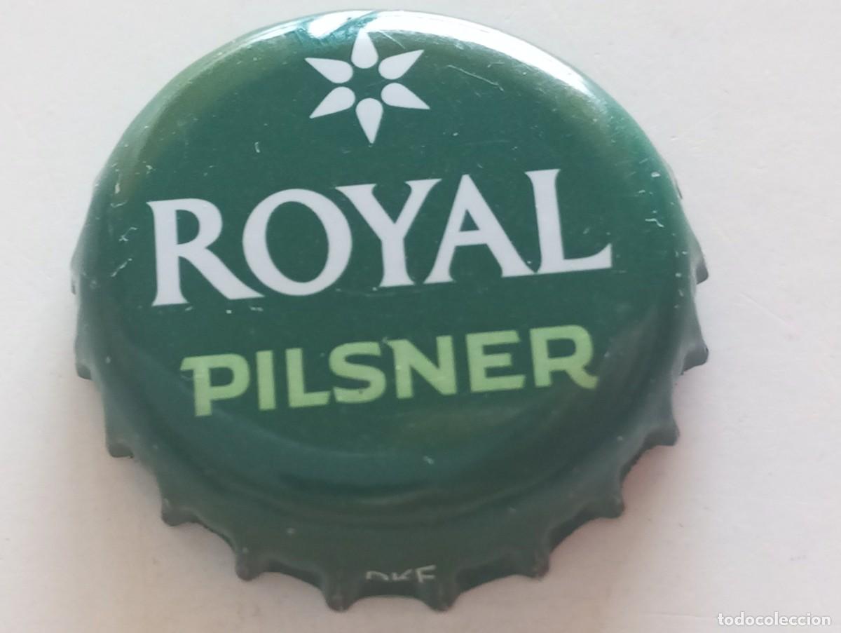 Coleccionismo de cervezas: Chapa tap&oacute;n corona de la cerveza danesa ROYAL PILSNER