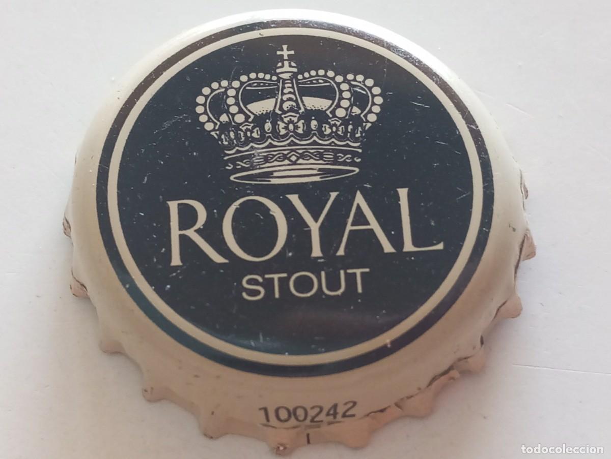Coleccionismo de cervezas: Chapa tap&oacute;n corona de la cerveza danesa ROYAL STOUT