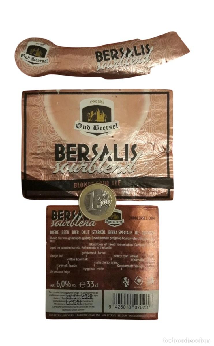 Coleccionismo de cervezas: CERVEZA Bersalis Sourblend. 3 ETIQUETAS 330 CL.