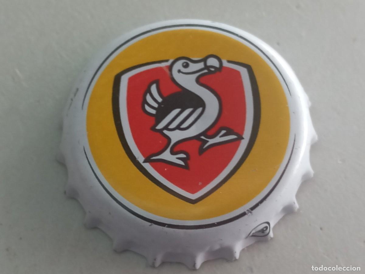 Coleccionismo de cervezas: Chapa tap&oacute;n corona de la cerveza francesa BOURBON