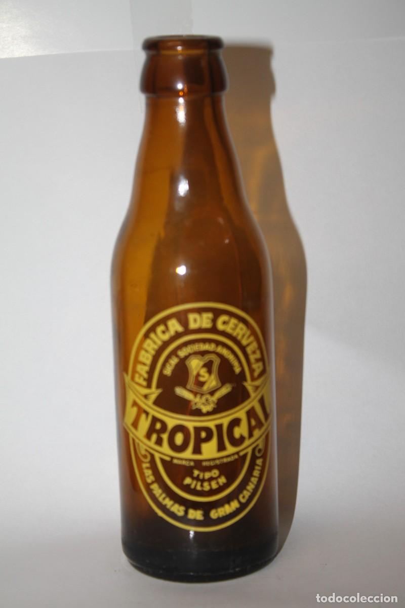 Coleccionismo de cervezas: BOTELLIN CERVEZA TROPICAL 20 CL
