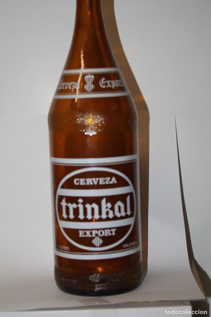 Coleccionismo de cervezas: BOTELLA CERVEZA TRINKAL EXPORT LITRO
