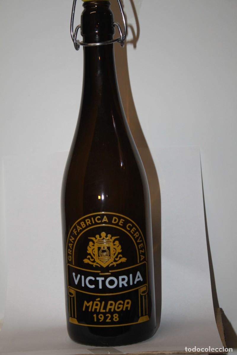 Coleccionismo de cervezas: BOTELLA CERVEZA VICTORIA 2/3 SERIGRAFIADA