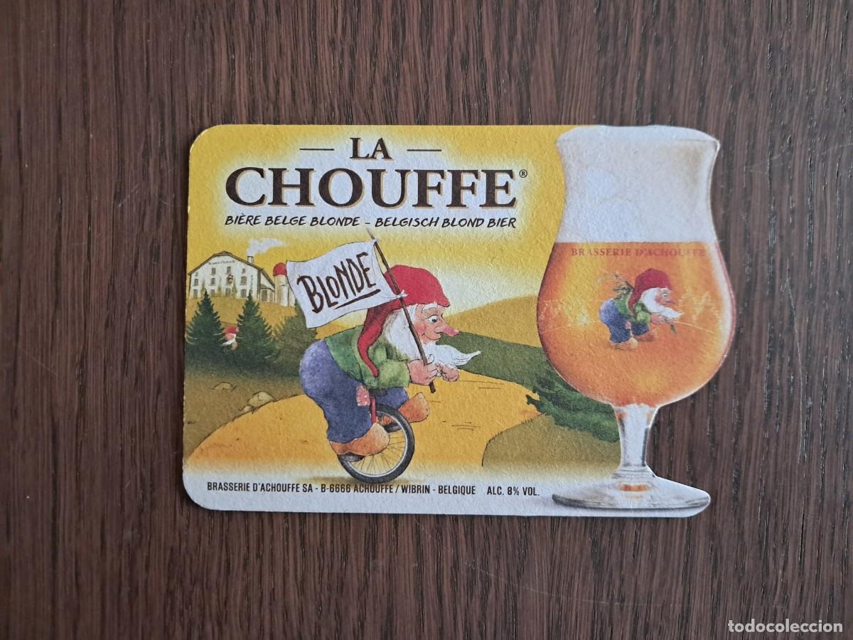 Coleccionismo de cervezas: posavasos de cerveza, La chouffe.