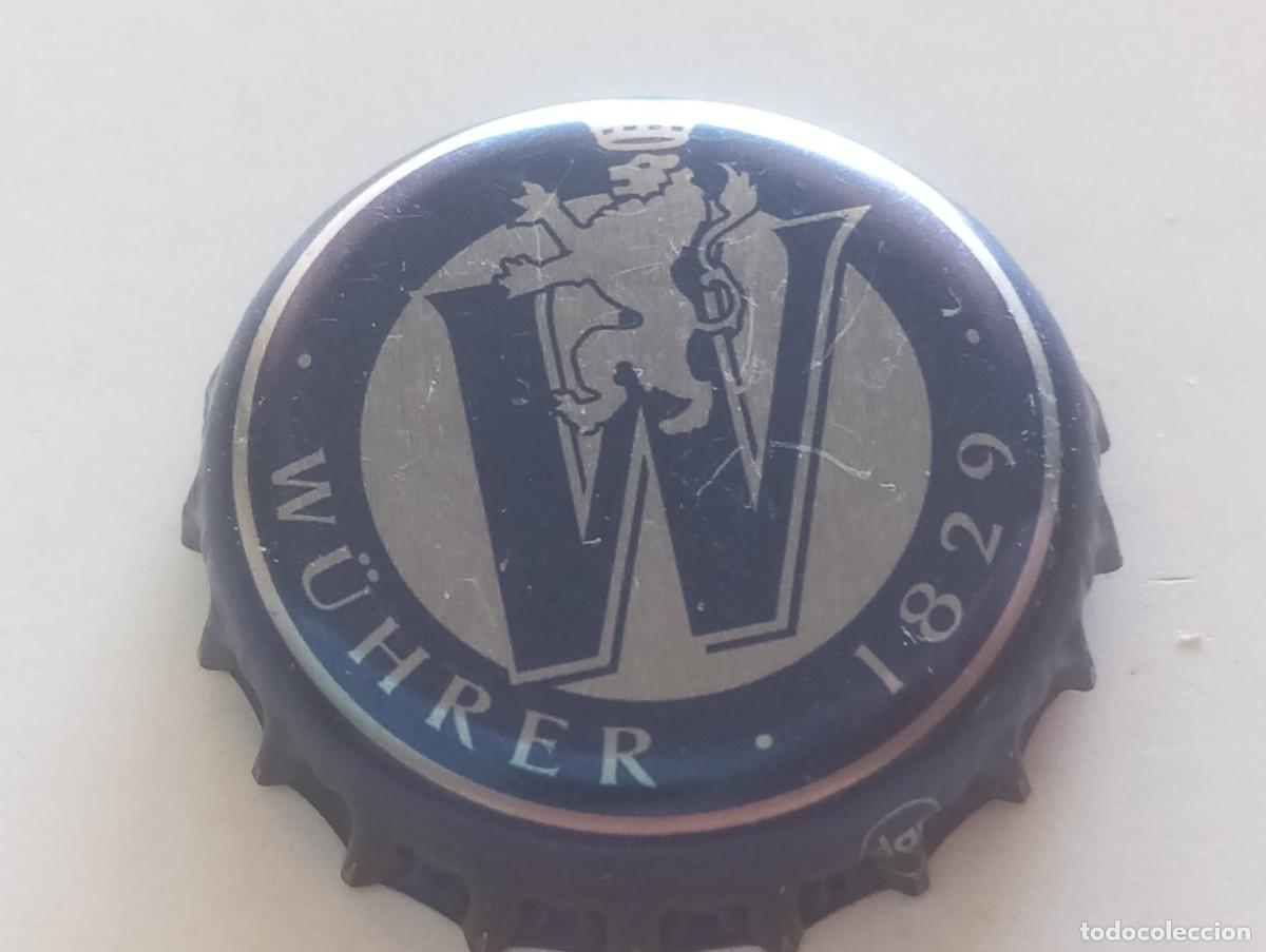 Coleccionismo de cervezas: Chapa tap&oacute;n corona de la cerveza italiana W&Uuml;HRER 1829