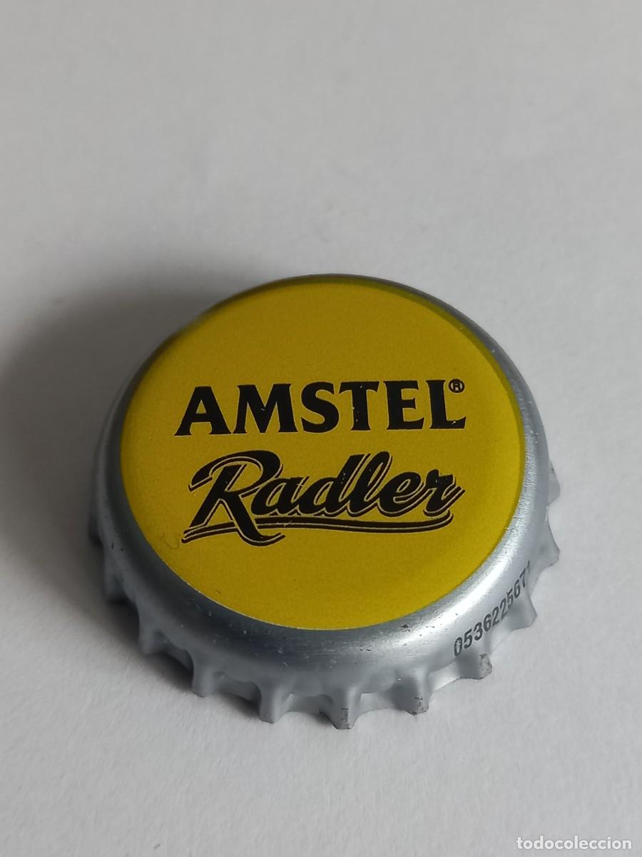 Coleccionismo de cervezas: CHAPA CERVEZA AMSTEL RADLER, FACTOR&Iacute;A CP