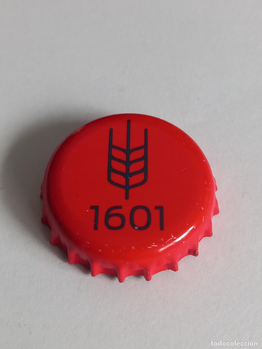 Coleccionismo de cervezas: CHAPA CERVEZA 1601, FACTOR&Iacute;A U