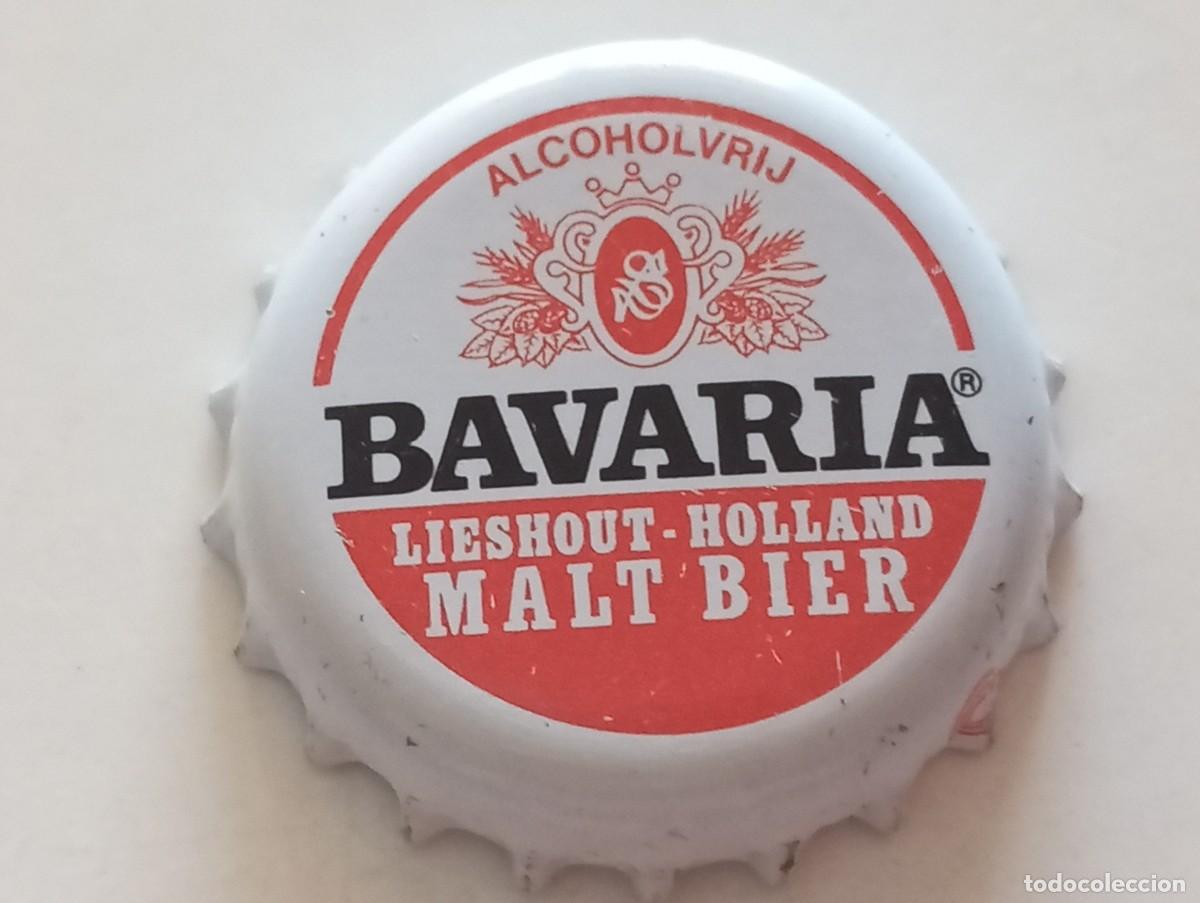 Coleccionismo de cervezas: Chapa tap&oacute;n corona de la cerveza de Pa&iacute;ses Bajos BAVARIA MALT BIER ALCOHOLVRIJ