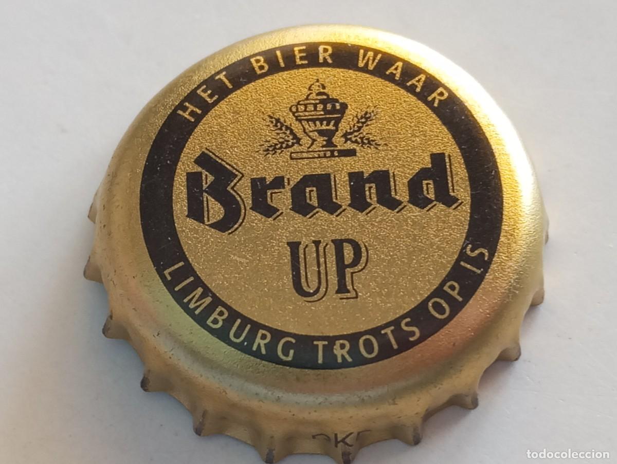 Coleccionismo de cervezas: Chapa tap&oacute;n corona de la cerveza de Pa&iacute;ses Bajos BRAND UP HET BIER WAAR