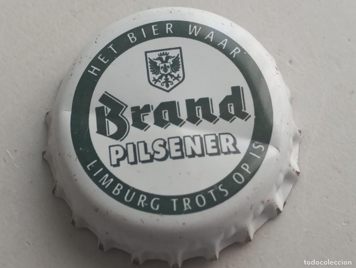 Coleccionismo de cervezas: Chapa tap&oacute;n corona de la cerveza de Pa&iacute;ses Bajos BRAND PILSENER HET BIER WAAR