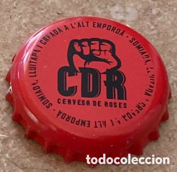 Coleccionismo de cervezas: TAP&Oacute;N CORONA BIERE CHAPA CERVEZA BOTTLE CAP BEER CERVESA CDR (2).ALT EMPORDA.--LOTE N. 533--CARMANJO