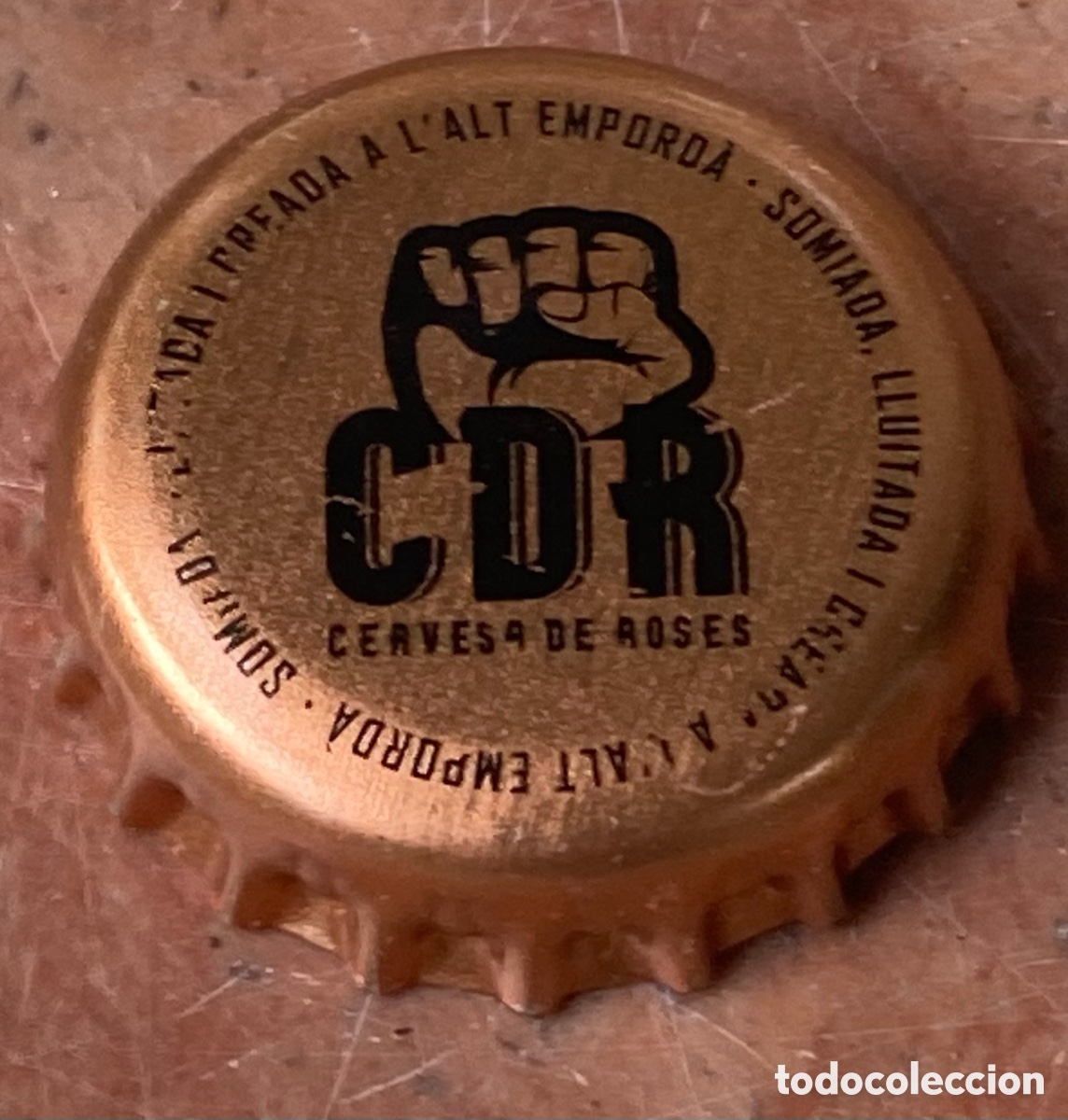 Coleccionismo de cervezas: TAP&Oacute;N CORONA BIERE CHAPA CERVEZA BOTTLE CAP BEER CERVESA CDR (1).ALT EMPORDA.-LOTE N. 4007--CARMANJO