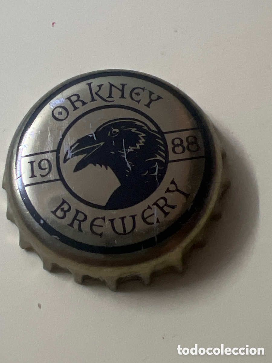 Coleccionismo de cervezas: T4/X118/N6. CHAPA CERVEZA - Orkney Brewery 1988 - GRAN BRETA&Ntilde;A