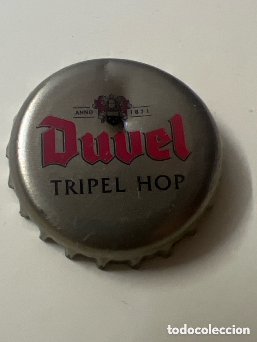 Coleccionismo de cervezas: T4/X118/O3. CHAPA CERVEZA - Duvel Tripel Hop Anno 1871 - B&eacute;lgica