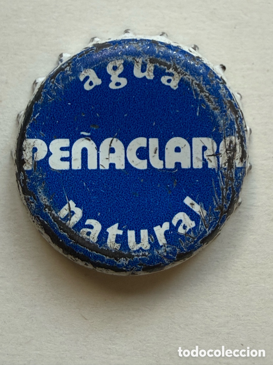 Coleccionismo de cervezas: Antigua Chapa. AGUA PE&Ntilde;ACLARA NATURAL. Tap&oacute;n Corona