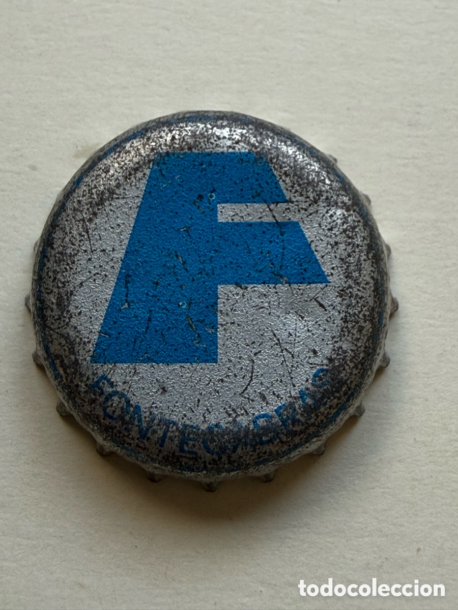Coleccionismo de cervezas: Antigua Chapa. AGUA FONTECABRAS. Tap&oacute;n Corona