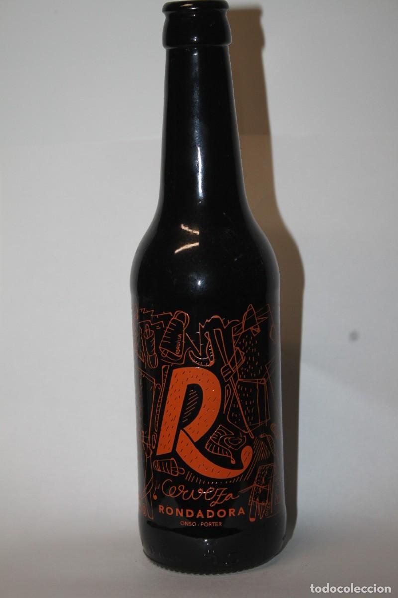 Coleccionismo de cervezas: BOTELLA CERVEZA ARTESANAL RONDADORA, VACIA, 33 CL