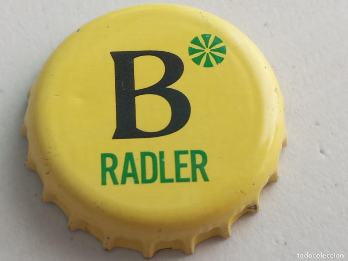 Coleccionismo de cervezas: Chapa tap&oacute;n corona de la cerveza espa&ntilde;ola ESTRELLA GALICIA RADLER