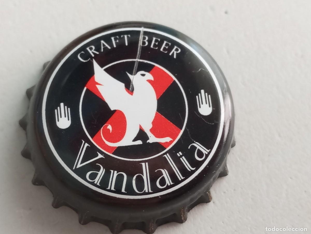 Coleccionismo de cervezas: Chapa tap&oacute;n corona de la cerveza espa&ntilde;ola VANDALIA CRAFT BEER