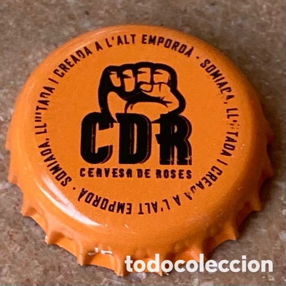 Coleccionismo de cervezas: TAP&Oacute;N CORONA BIERE CHAPA CERVEZA BOTTLE CAP BEER CERVESA CDR(1).ALT EMPORDA.--LOTE N. 1765--CARMANJO