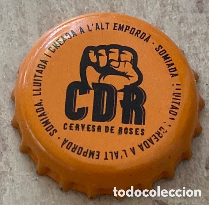 Coleccionismo de cervezas: TAP&Oacute;N CORONA BIERE CHAPA CERVEZA BOTTLE CAP BEER CERVESA CDR(1).ALT EMPORDA.--LOTE N. 1765--CARMANJO