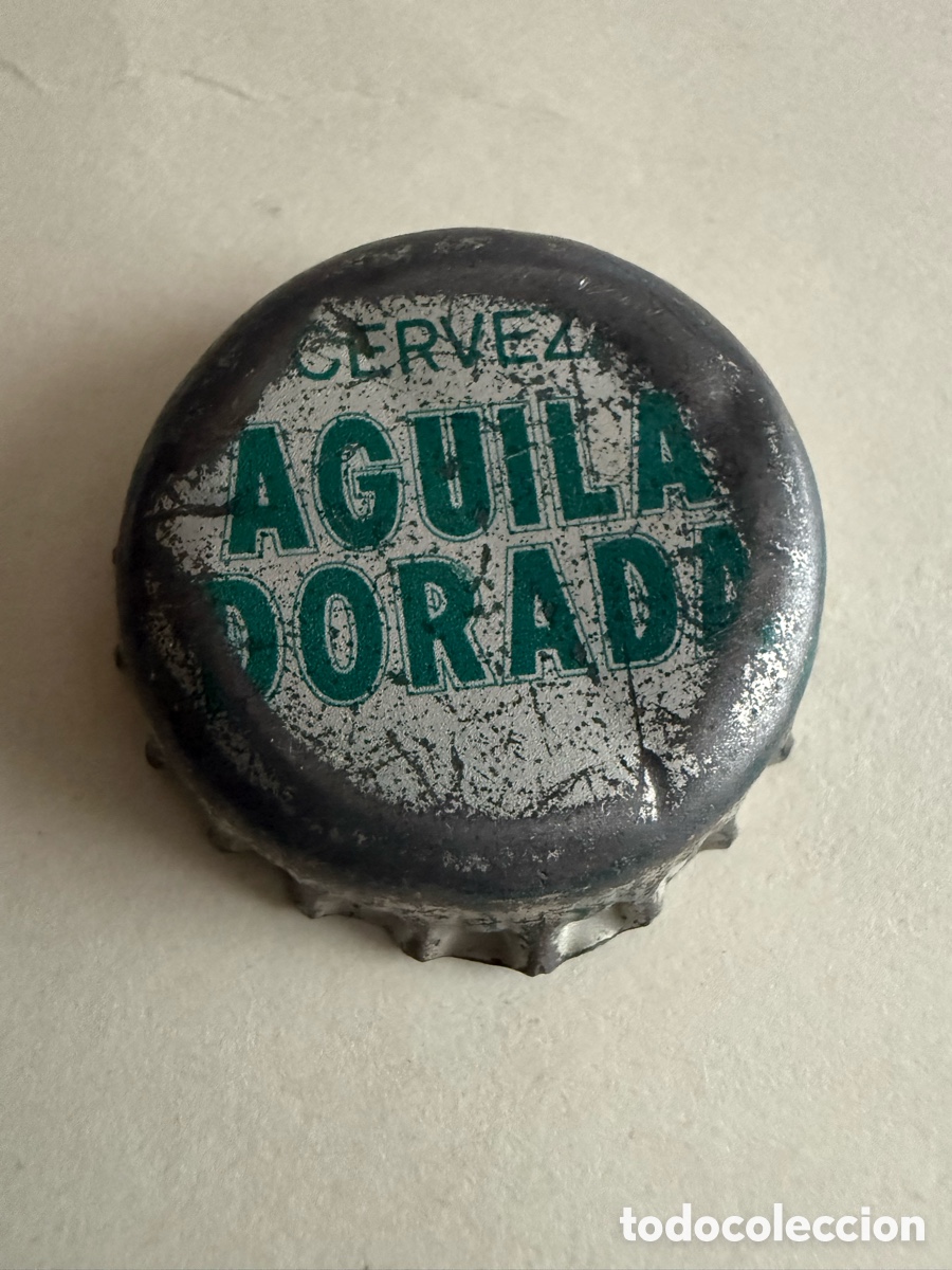 Coleccionismo de cervezas: Chapa. Cerveza. AGUILA DORADA. Tap&oacute;n Corona