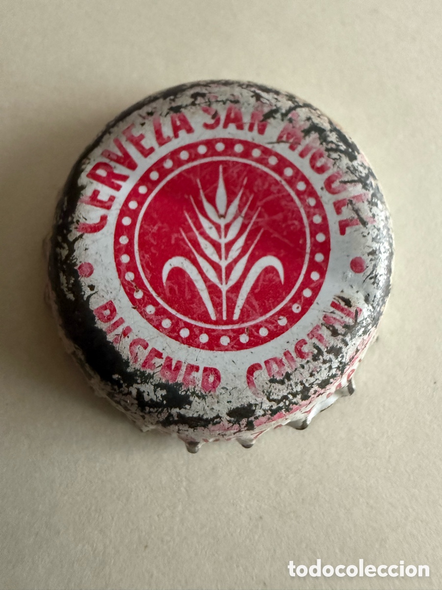 Coleccionismo de cervezas: Chapa Cerveza. SAN MIGUEL. Tap&oacute;n Corona