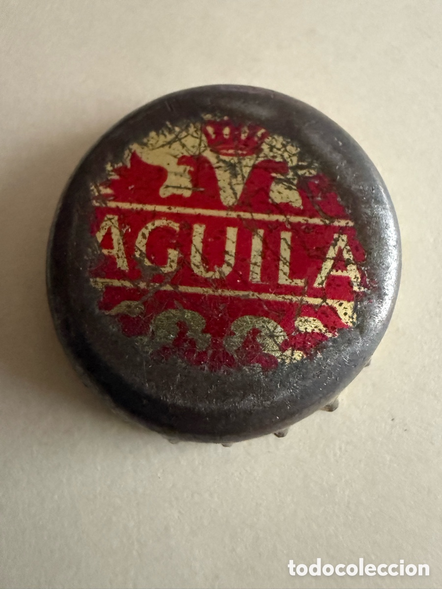 Coleccionismo de cervezas: Chapa Cerveza. AGUILA. Tap&oacute;n Corona