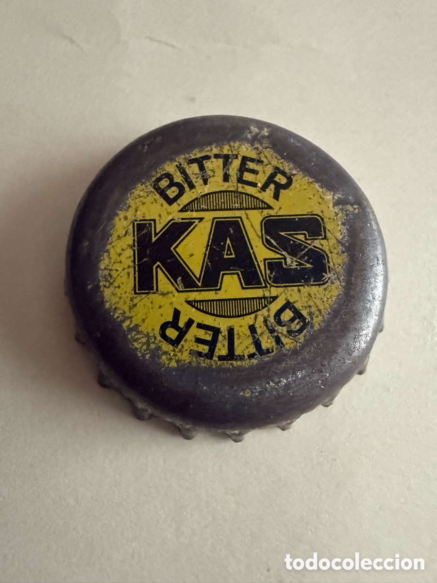 Coleccionismo de cervezas: Chapa. BITTER KAS. Tap&oacute;n Corona