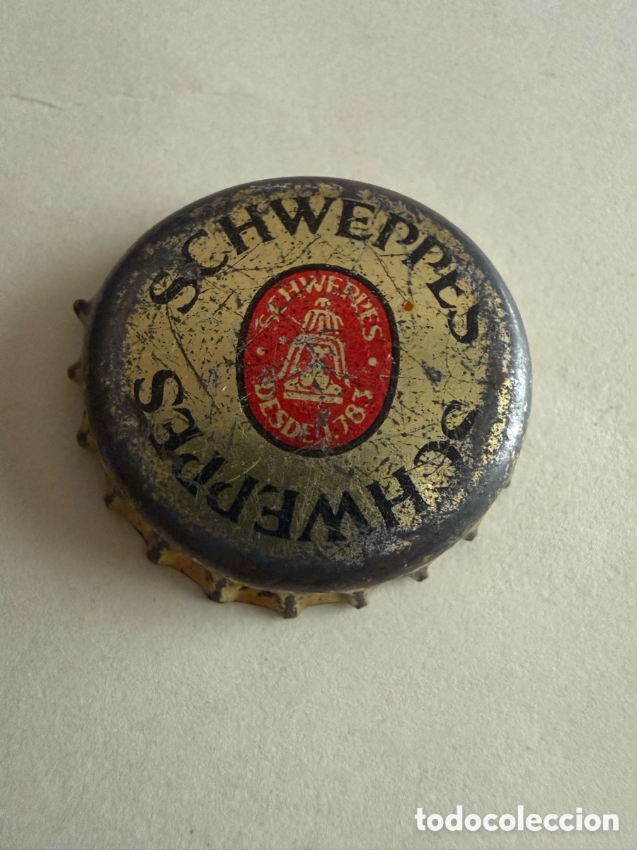 Coleccionismo de cervezas: CHAPA. SCHWEPPES. Tap&oacute;n Corona